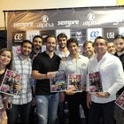 Os sócios da Rede Alpha Fitness e da Editora Sempre em noite de festa para o lançamento da nova revista. Foto Genilson Coutinho