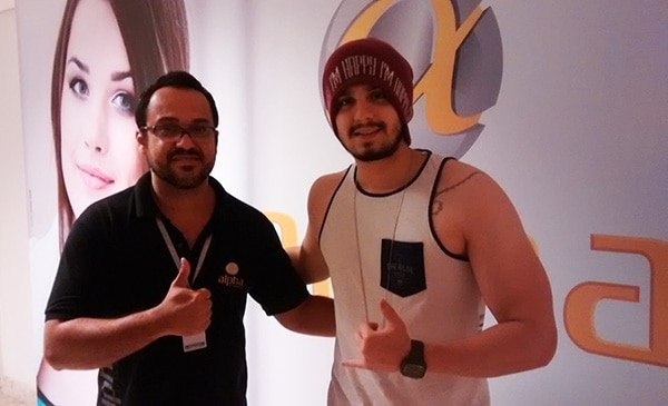 Luan Santana pede discrição ao treinar em academia de Salvador