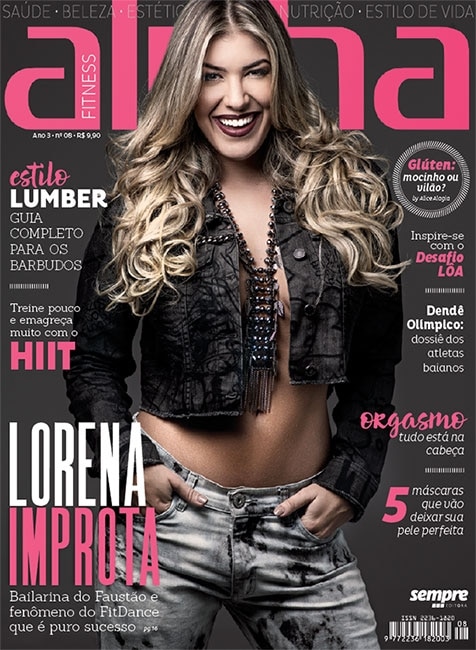 Lorena Improta estrela capa da oitava edição da Revista Alpha